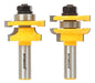 Yonico Router Bit Set, 1.3 Cm Shank, 2 Pieces 0