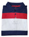 Men's Premium Imported Striped Cotton Polo Shirt in Special Sizes 4