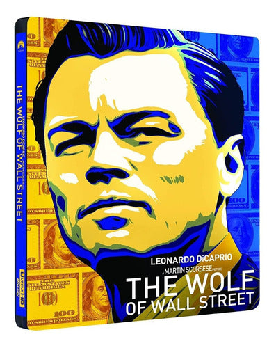 Blu-Ray 4K UHD + Blu-ray Wolf Of Wall Street Steelbook Subtit Ingles 0