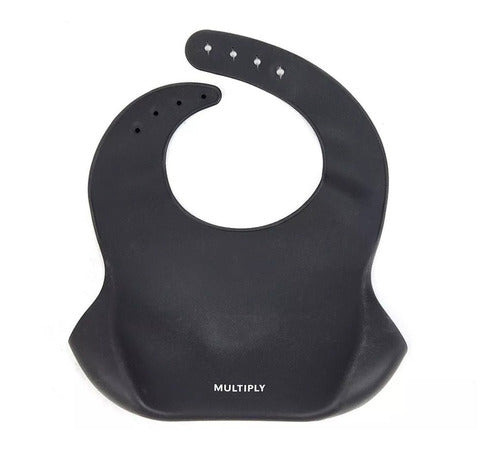 Waterproof Silicone Baby Bib with Pocket - Multiply 9