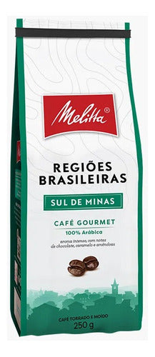 Café Regiones Brasileñas Mellita Molido Tostado Gourmet 0