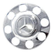 Chrome Front Hub Cap Cover for Mercedes Benz Atego Truck 8-Hole Hub 1