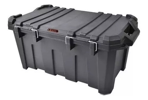 Plastic Toolbox Chest with Lid 60L 78x38x33 Tx320504 2