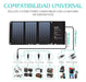 MVC Portable Solar Charger for Multiple Devices - Camping & Fishing 1