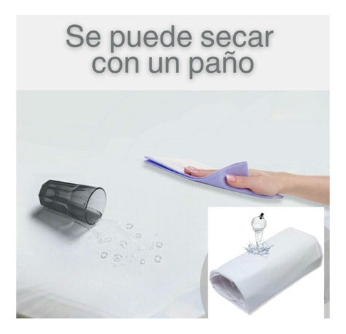 Vanguardia Cubre Funda Colchon Impermeable Incontinencia 1 1/2 Plaza 5