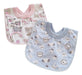 Waterproof Bibs with Cotton Pique Front 0