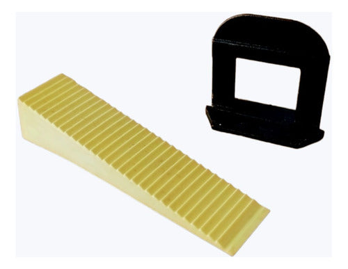 Matrikel Leveling Clips for Porcelain Tiles - 1050 Clips + 300 Wedges 1