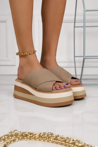 Becca Shoes Sandalia De Cuero Mujer Ebizu 5