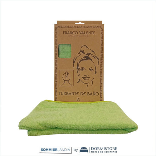 Franco Valente Turban Towel 100% Cotton Bath Lima 2