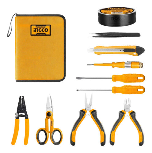 Ingco Set of 11 Electrician Tools HKETS0111 0