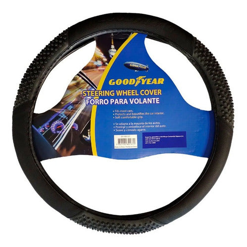 Goodyear Steering Wheel Cover - Padded Faux Leather 0