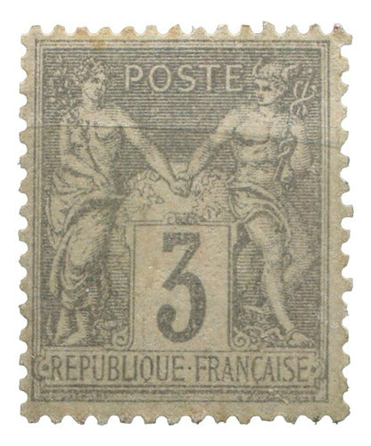 Francia Sello Estampilla Yvert 87 MNH Sage 1880 0