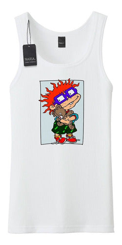 Men's Rugrats Art Logo Image Tank Top 0