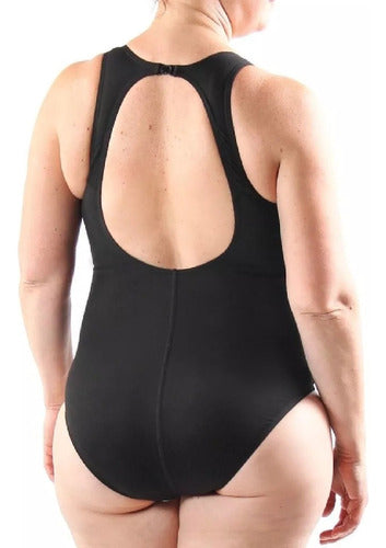 Speed Women's One-Piece Swimsuit with Fine Contrasting Trims - Plus Sizes 1