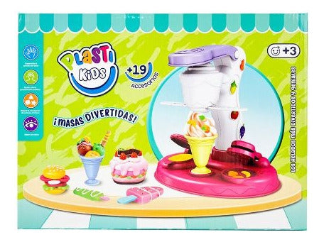 PlastiKids Ice Cream Machine Play Dough Set 1