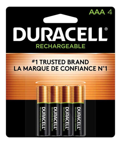 Duracell Aaa  Baterias Recargables X 4 Aaa-rechx4 0