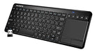 Victsing Teclado Ultradelgado Mini Touchpad Inalámbrico, Tec 0