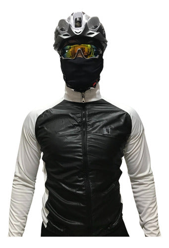 Indubike Campera Termica Rompeviento Abrigo Ciclismo 5