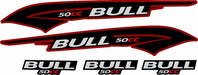 Faixas Adesivos Laterais  Da Bull 50cc 0