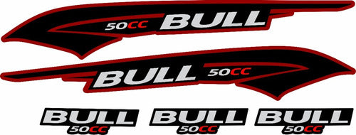 Faixas Adesivos Laterais  Da Bull 50cc 0