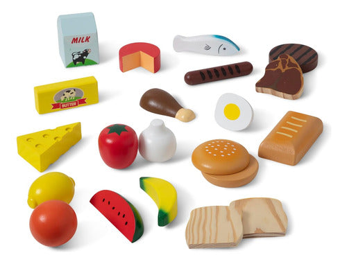 Melissa & Doug Food Groups Wooden Playset - 21 Pieces 3