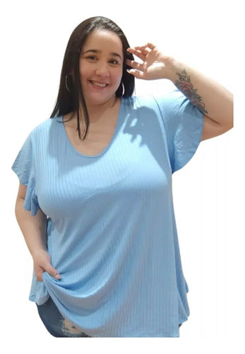 PLOX Tienda Oficial Evasee Morley T-Shirt Plus Size 10 to 14 7