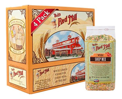 Bob's Red Mill Veggie Soup Mix 28 Ounces Pack of 4 0