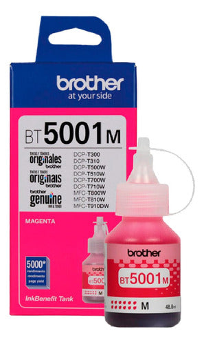 Pack Tintas Color Brother Original Bt5001 T500 T300 T700 3