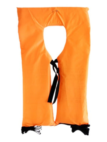 1 Poncho Adulto Oxigeno Naranja Con Silbato. 2