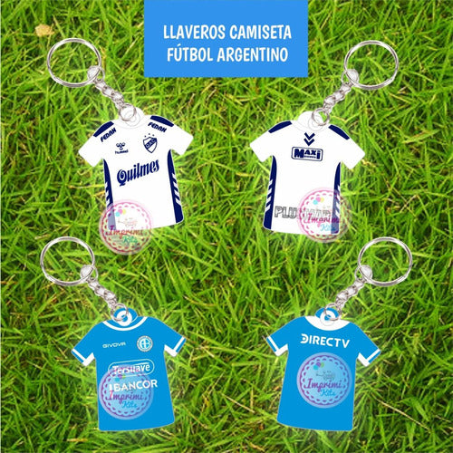 Imprimi Kits Plantillas Llaveritos Camiseta Futbol Para Sublimar Polimero 5