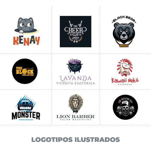 Diseño Logotipo Ilustrado - Logo - Ilustracion - Grafico 2