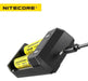 Cargador De Baterias Nitecore 2 Slot De Carga Ui2+2 Baterias 3