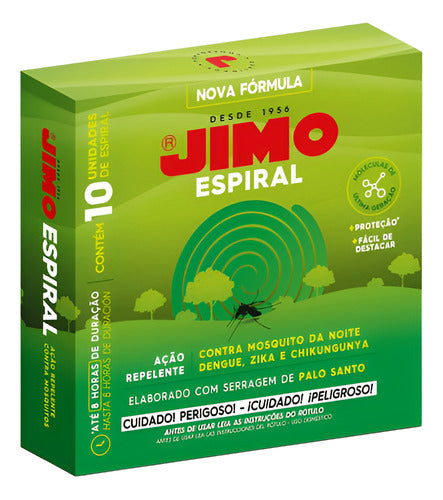 Jimo Espiral Repelente De Mosquitos Dengue 10 Unidades 0