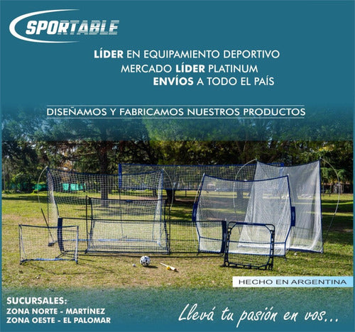 Sportable Banderin De Corner Alto 1 Mtr. Con Punta Resorte 2