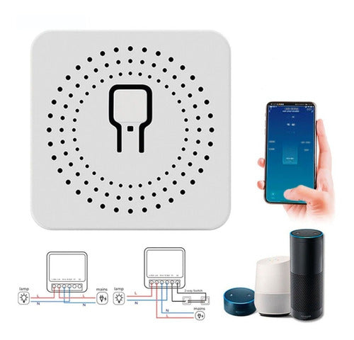 Interruptor Relé Mini Wifi 1 Canal 16a Tuya Smart Life Alexa 6