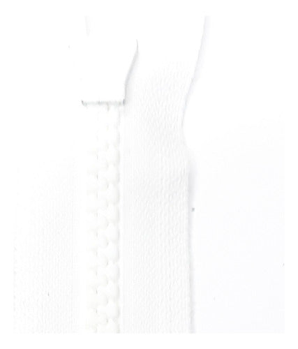 50 White YKK 12cm Fixed Zipper Pulls 4