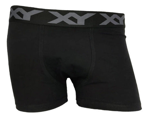 XY Boxer Liso 1387 Cotton Lycra - Choose Your Color 0