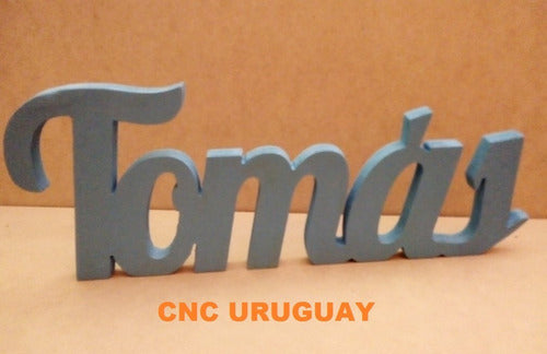 Nombre En Madera Pintadas  Mdf 16cm Cumpleaños - Decoración 6