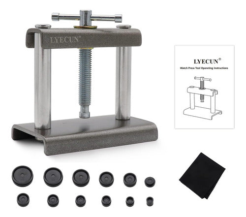 Lyecun Watch Press Set Back Case Closer, Watch Press Tool, Watch Crystal Press, Watch Battery Replacement Tool 0