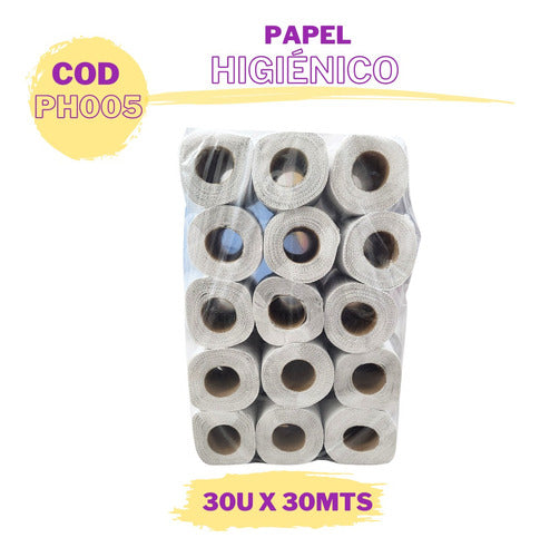 MIGLA Papel Higienico Bolson 30 Rollos X 30m Blanco 1