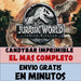 Kit Imprimible Candy Bar Jurassic World El Mas Completo 1