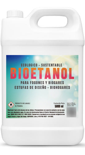 Biohogar Bioetanol X 5 Lts Certificado Sin Olor Todo El Pais 0