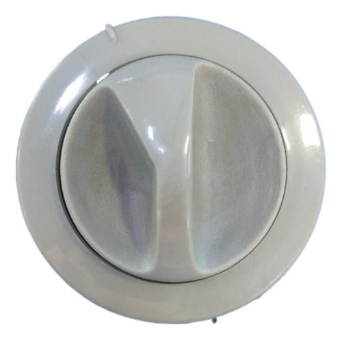 Escorial Regia White Kitchen Knob 8 Mm Axle 1