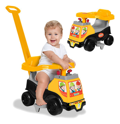 Totoka Plus Carrinho Triciclo Infantil Andador C/ Empurrador 0