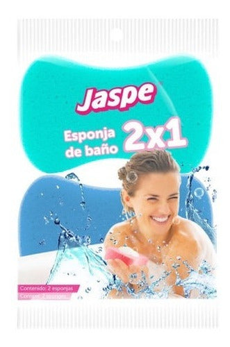 Jaspe Bath Sponge Pack 2 x 1 0