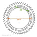 Giorgia S.A. Bcd 144 Saavedra Meneghin Aluminum Chainring 4