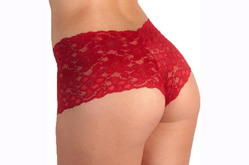 Dime Quien Eres Special Size Lace Culotte Pack of 3 - Model 103 6