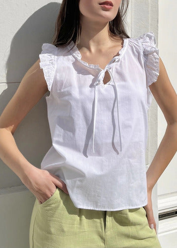 AGOMAE Blusa Aixa (Voile Brodery) 3