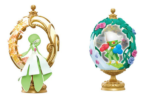 Bandai Gardevoir Roserade Pokemon Re-ment Ovaltique Collection 0