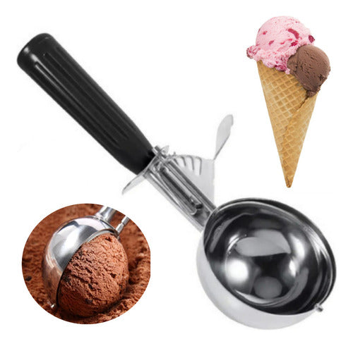 Renkai Large Scoop Ice Cream Spoon Stainless Steel 60 Grams 0